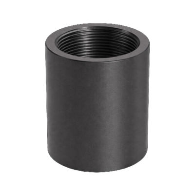 PF1T-ORC-CBB 3/8" X 1/4" 150# CS BLK MI RED. COUPLING PRESSURE FITTING THRD IMPORT